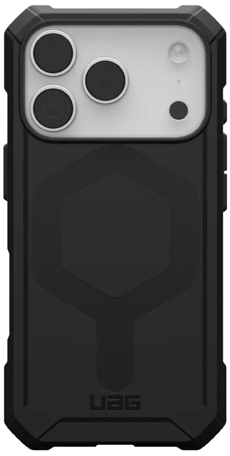 Чехол для смартфона UAG for iPhone 17 Pro, Essential Armor MagSafe, Black (114540114040) - Фото 1