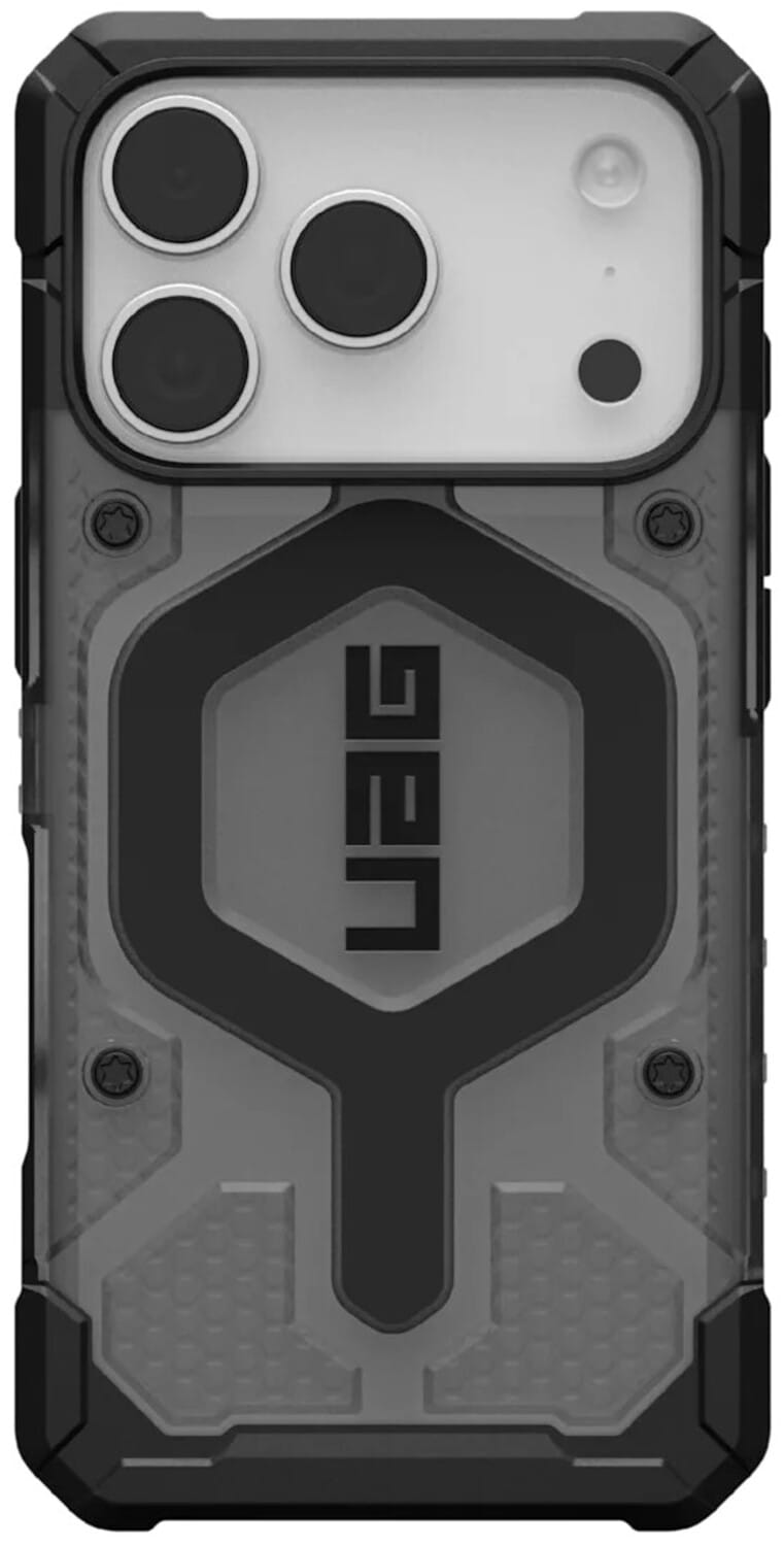 Чехол для смартфона UAG for iPhone 17 Pro, Pathfinder Clear MagSafe, Ash/Black (114551113140) - Фото 1