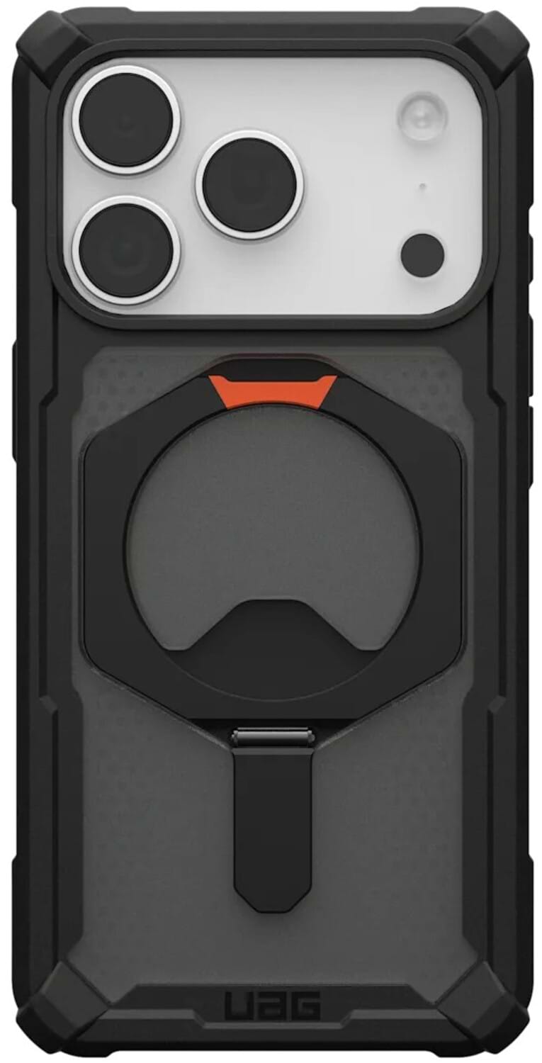 Чехол для смартфона UAG for iPhone 17 Pro, Plasma XTE MagSafe, Black/Pop Orange (114527114097) - Фото 1