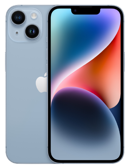 Смартфон Apple iPhone 14 128GB Blue (Відновлений, Майже новий) e-SIM - Фото 1