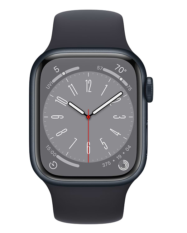 Фото - Смарт-часы Apple Watch Series 8 GPS 45mm Midnight Aluminium Case with Midnight Sport Band 