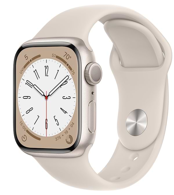 Фото - Смарт-часы Apple Watch Series 8 GPS 45mm Starlight Aluminium Case with Starlight Sport Band Фото - Смарт-часы Apple Watch Series 8 GPS 45mm Starlight Aluminium Case with Starlight Sport Band