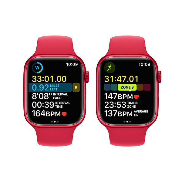 Фото - Смарт-годинник Apple Watch Series 8 GPS 45mm (PRODUCT)RED Aluminium Case with (PRODUCT)RED Sport Band