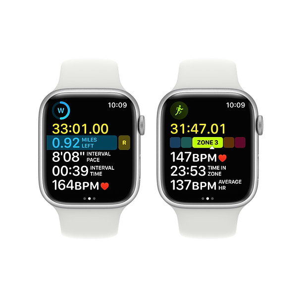 Фото - Смарт-годинник Apple Watch Series 8 GPS 41mm Silver Aluminium Case with White Sport Band