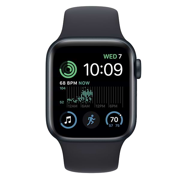 Фото - Уценка - Смарт-часы Apple Watch SE GPS 44mm Midnight Aluminium Case with Midnight Sport Band