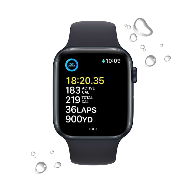 Фото - Смарт-годинник Apple Watch SE GPS 40mm Midnight Aluminium Case with Midnight Sport Band