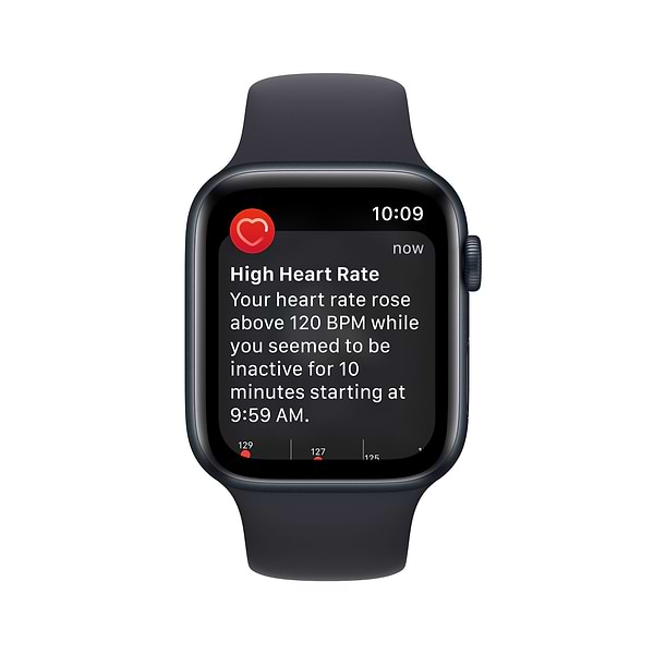 Фото - Уценка - Смарт-часы Apple Watch SE GPS 44mm Midnight Aluminium Case with Midnight Sport Band