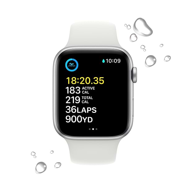 Фото - Смарт-годинник Apple Watch SE GPS 40mm Silver Aluminium Case with White Sport Band