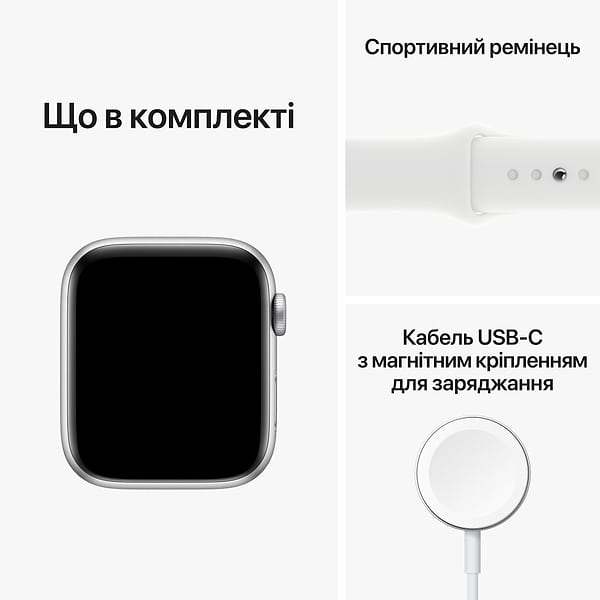 Фото - Смарт-годинник Apple Watch SE GPS 40mm Silver Aluminium Case with White Sport Band