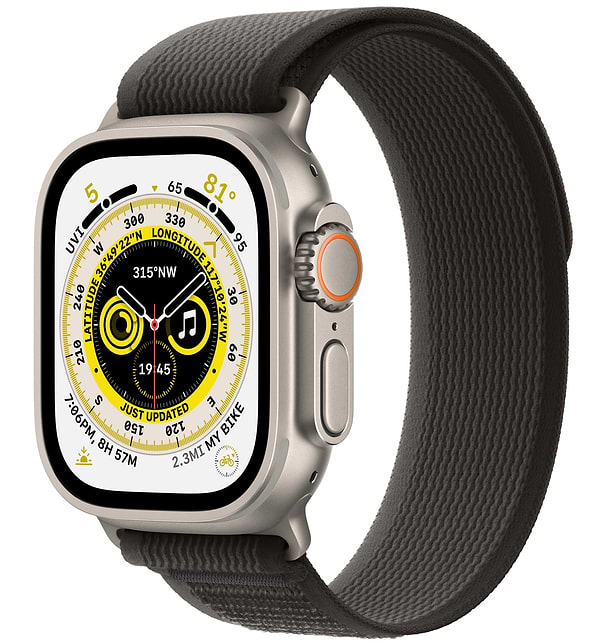 Фото - Смарт-годинник Apple Watch Ultra GPS 49mm Titanium Case with Black/Gray Trail Loop - M/L