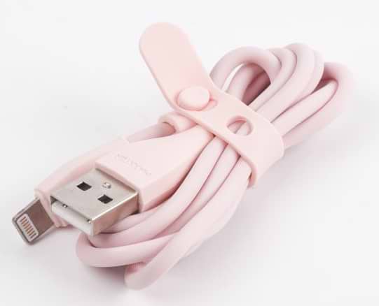 Фото - Кабель Maxxter USB-Lightning 1м Pink (UB-L-USB-01GP)