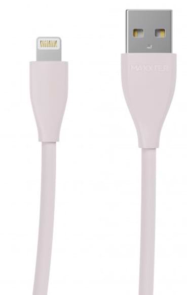 Фото - Кабель Maxxter USB-Lightning 1м Pink (UB-L-USB-01GP)