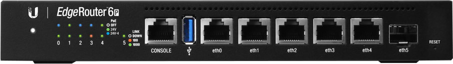 Маршрутизатор интернет LAN Ubiquiti ER-6P - Фото 1