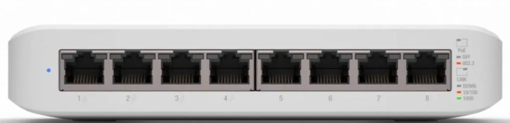 Коммутатор локальной сети (Switch) Ubiquiti USW-LITE-8-POE - Фото 1