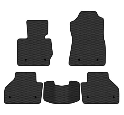 EVA коврики в салон авто EVAtech для X4 (F26) BMW 2014-2018 1 поколение SUV EUBM21453CB5BW8RBB