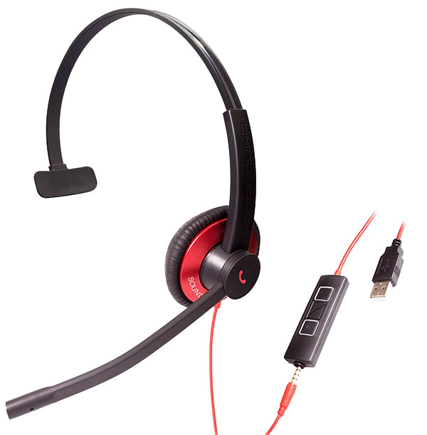 Фото - Гарнітура дротова ADDASOUND Epic 501R Red