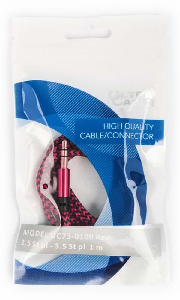 Фото - Кабель 3.5 мм - 3.5 мм Ultra Cable UC74-0100 red