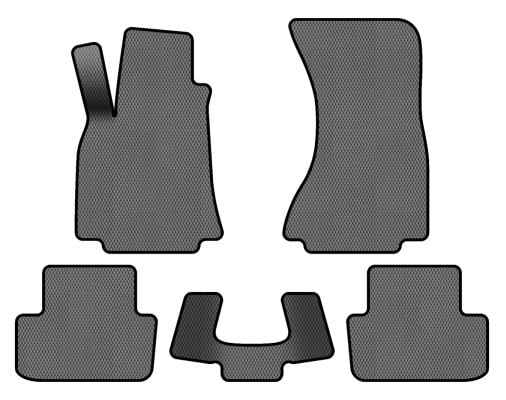 EVA коврики в салон авто EVAtech для A4 (B8) Audi 2008-2011 4 поколение Sedan EU (AU31001C5RGB)