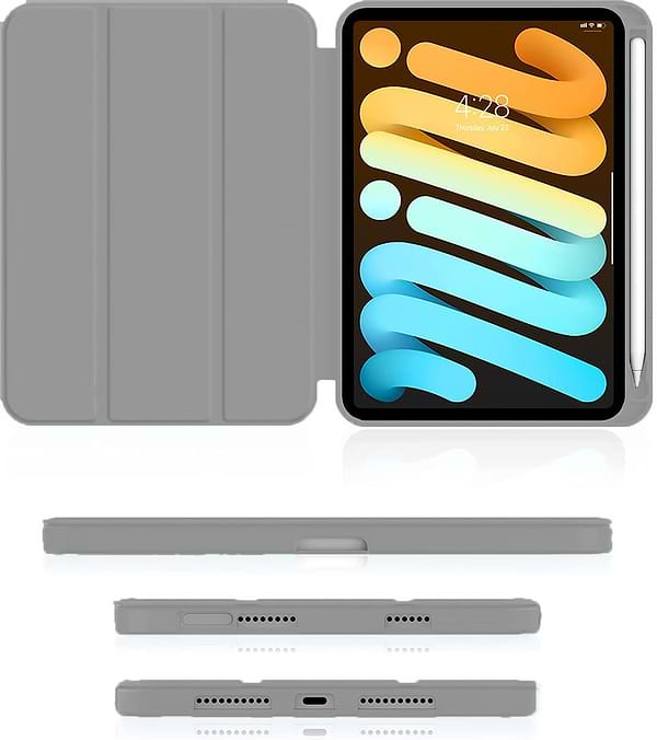 Фото - Чохол для планшету BeCover Direct Charge Pen з кріпленням Apple Pencil for Apple iPad Mini 7 2024 Gray (712461)