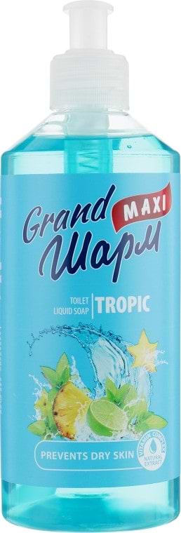 Рідке мило для рук Grand Шарм Тропік 500 мл (4820195504253) - Фото 1