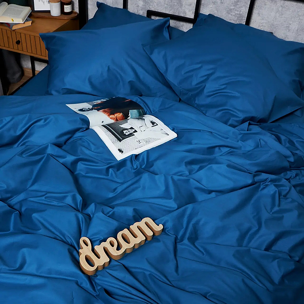 Фото - Пододеяльник двуспальный евро Moon&Star Satin Premium Deep Blue King Size 220x240 см (MS-870000964)