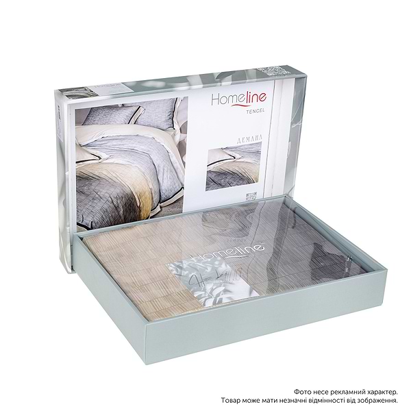 Фото - Комплект постельного белья Home Line САТИН ТЕНСЕЛ 200х220 см ДЕМАНА (187061)