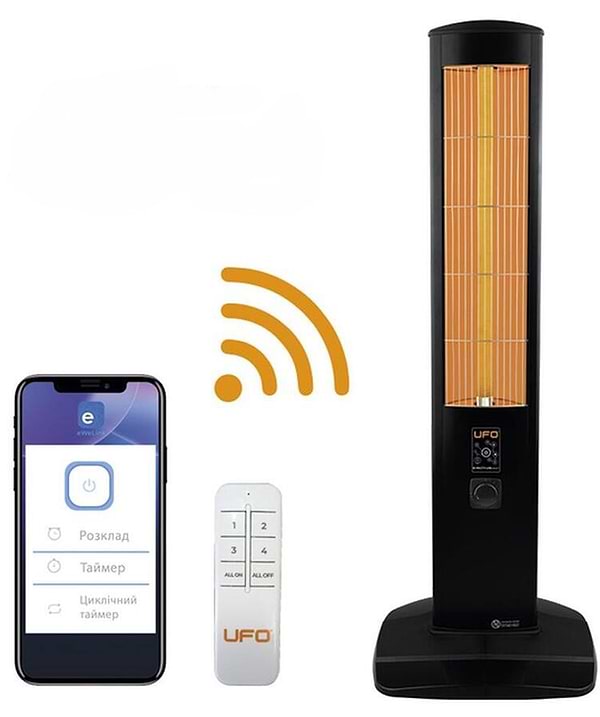 Фото - Обігрівач інфрачервоний UFO Erciyus Smart 2300 пульт ДК, Wi-Fi