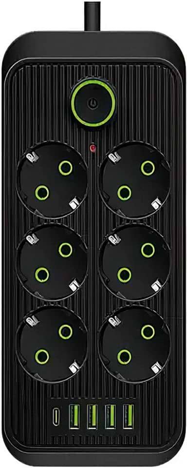 Мережевий фільтр UFT HP-5-26 2500Вт 6 р 5 USB 5 м Black (LGHP-5-26)