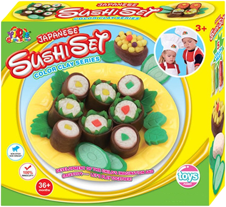 Ігровий набір UFT Playdough Sushi Set (DOHsushi)