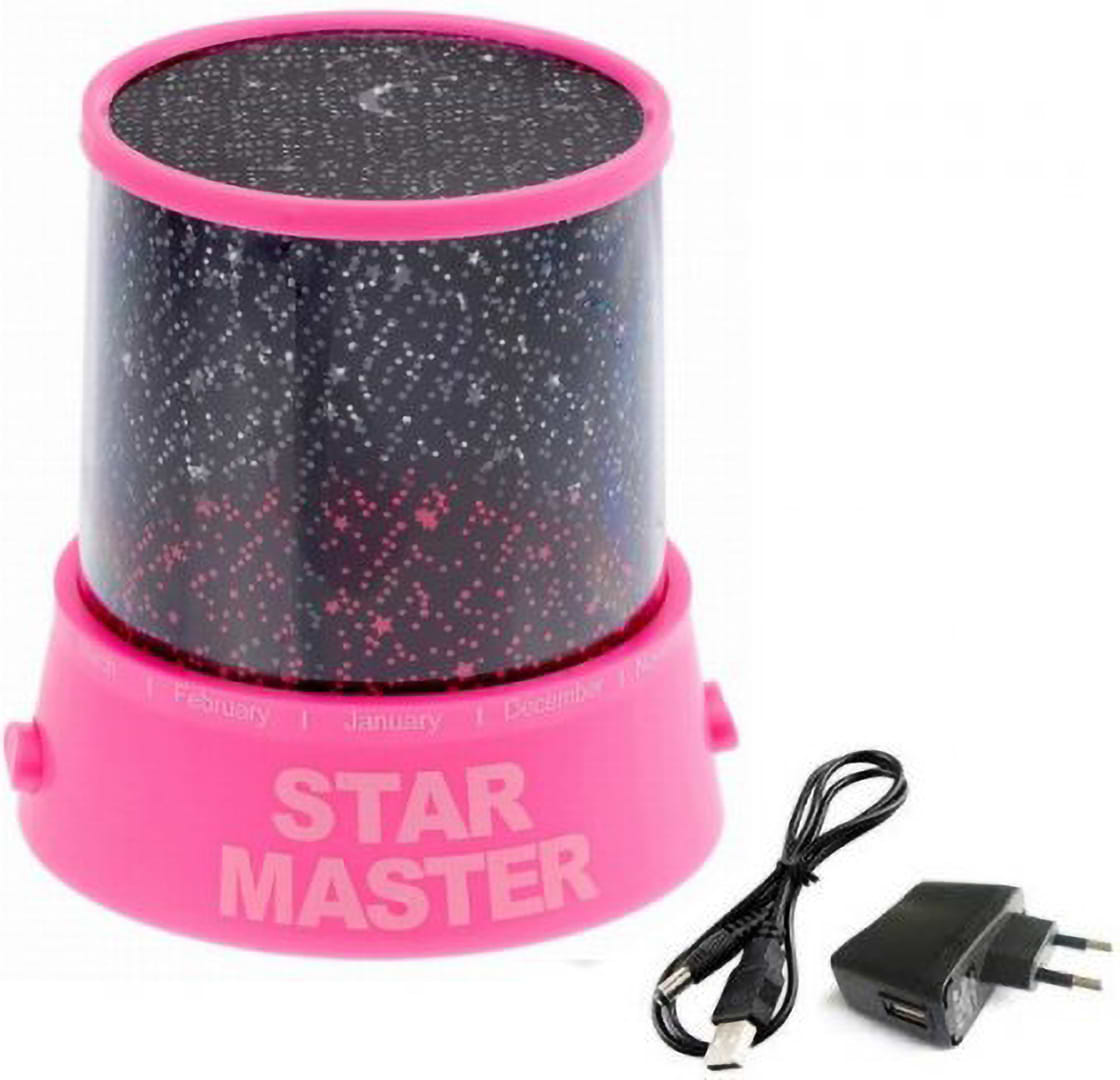 Ночник детский UFT Star Master Pink с адаптером
