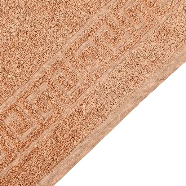 Фото - Рушник банний Home Line махровий бордюр кавовий 70х140 (174305)