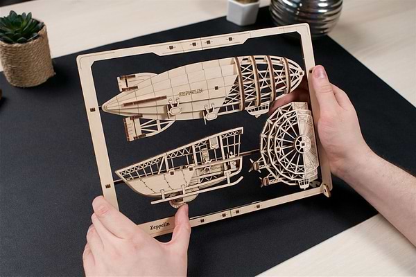 Фото - 3D пазли Ugears Цепелін (70208)