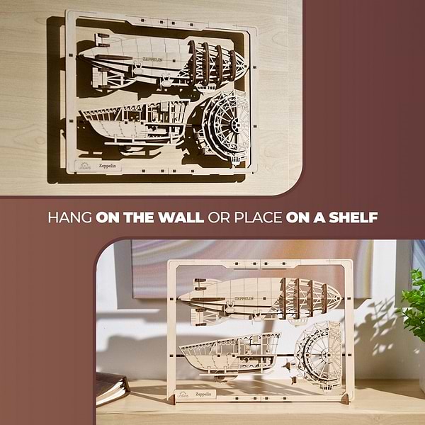 Фото - 3D пазли Ugears Цепелін (70208)