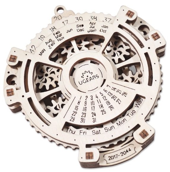 Фото - 3D пазлы Ugears Навигатор дат 2.0 (70218)