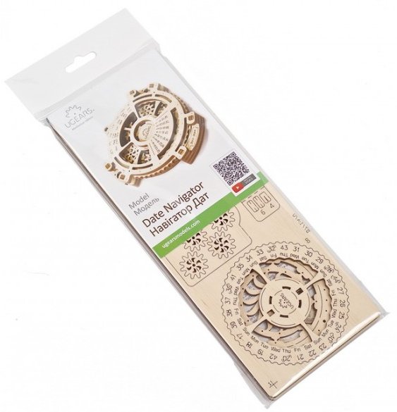 Фото - 3D пазлы Ugears Навигатор дат 2.0 (70218)