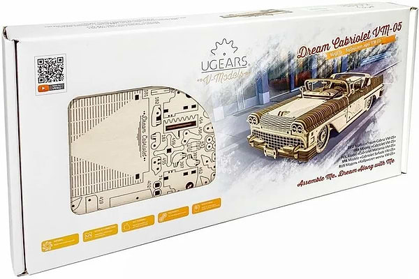 Фото - 3D пазлы Ugears Кабриолет мечты VM - 05 (70073)
