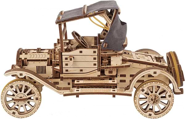 Фото - 3D пазлы Ugears Ретро автомобиль UGR-T (70175)