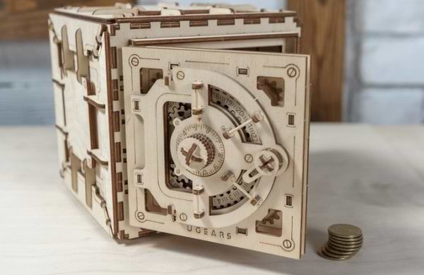 Фото - 3D пазлы Ugears Сейф (70011)