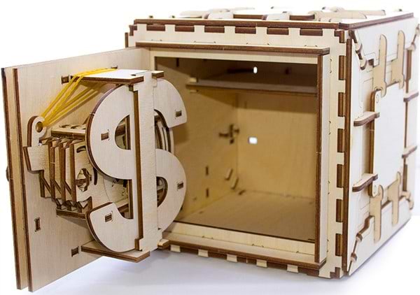 Фото - 3D пазлы Ugears Сейф (70011)