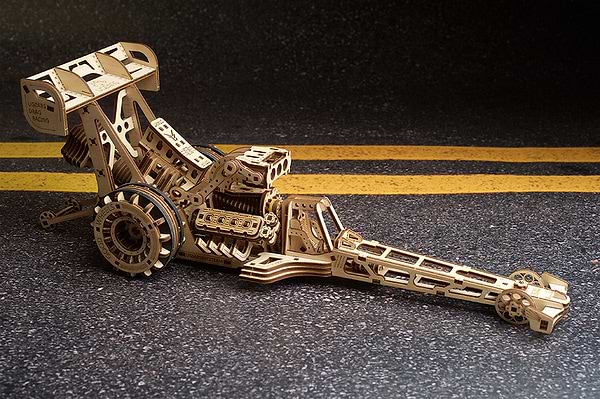 Фото - 3D пазлы Ugears Драгстер (70174)