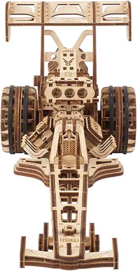 Фото - 3D пазлы Ugears Драгстер (70174)