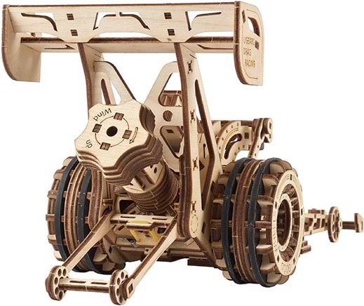 Фото - 3D пазлы Ugears Драгстер (70174)