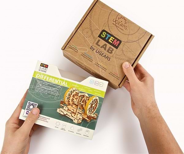 Фото - 3D пазлы Ugears Дифференциал (70132)