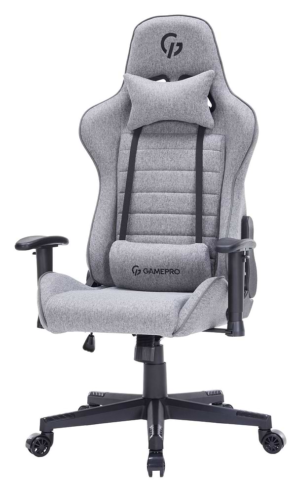 Фото - Кресло для геймеров GamePro Size L Fabric Gray (GC575FB)