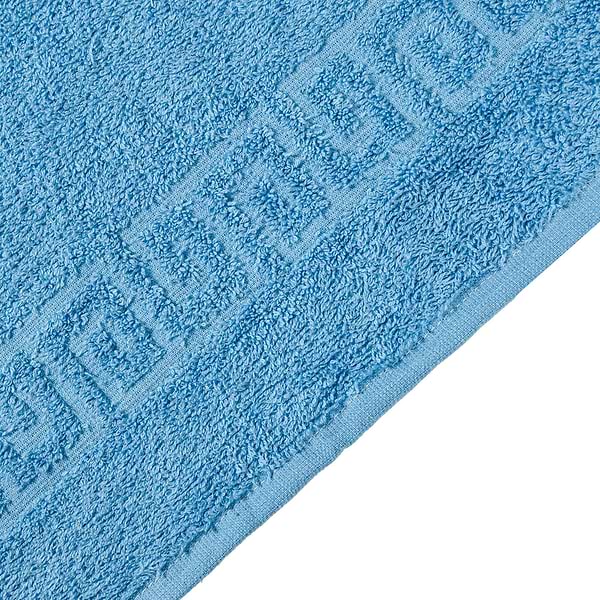 Фото - Рушник банний Home Line махровий бордюр синій 70х140 (174301)