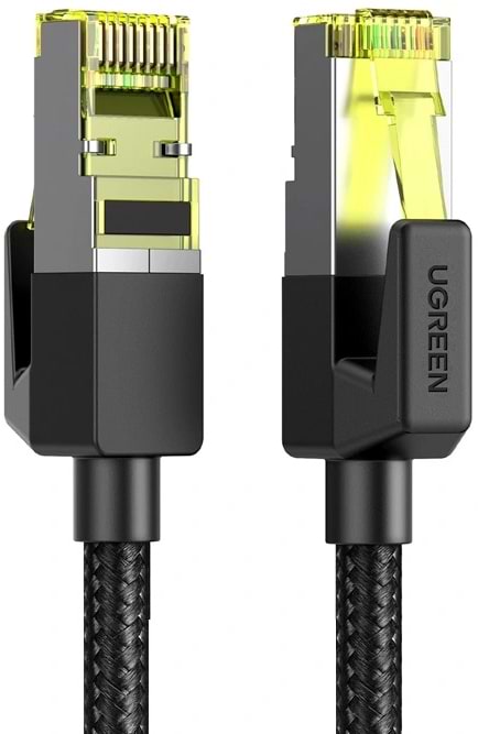 Кабель патч-корд UGREEN CAT 7 F/FTP 10 м Black (30791)