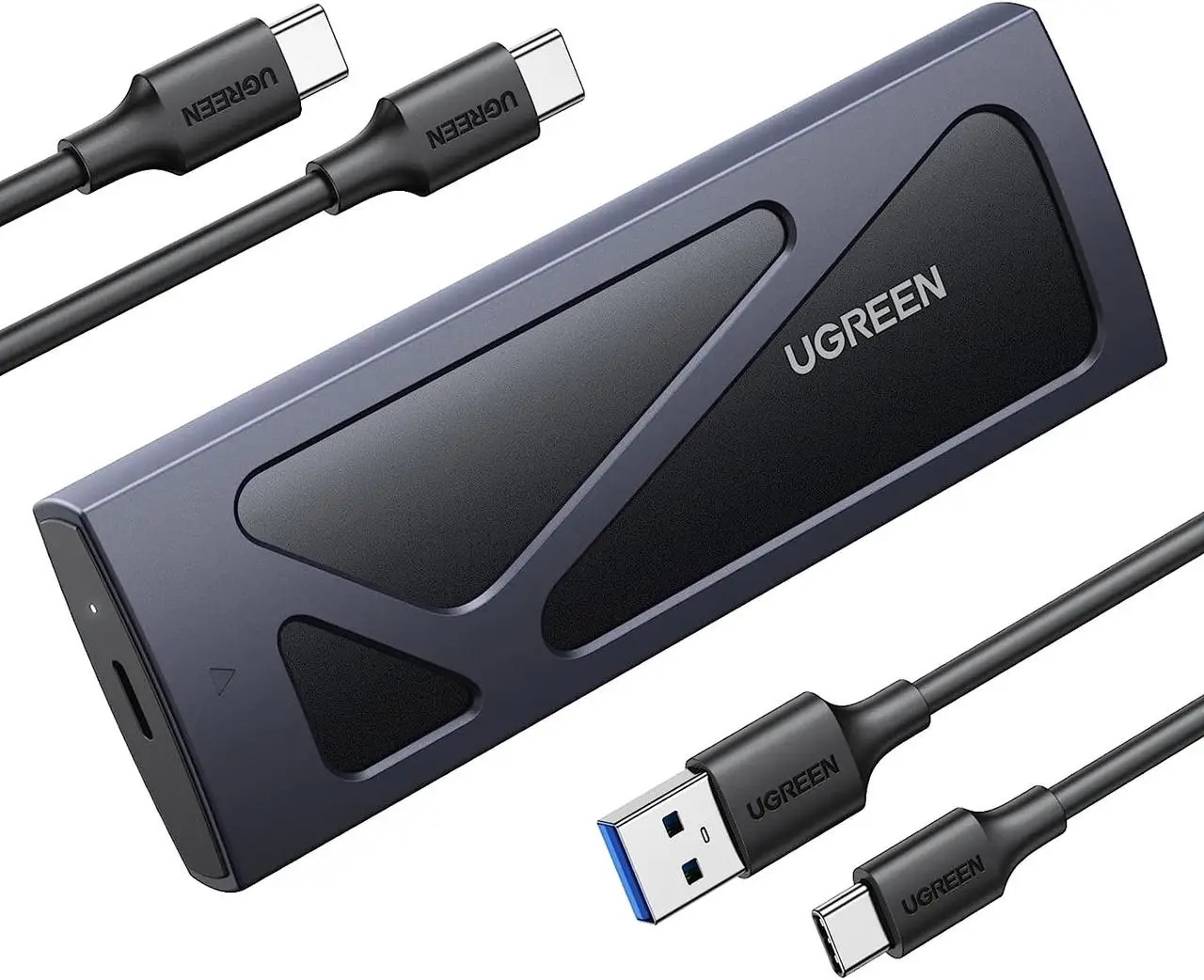 Внешний карман UGREEN CM578 M.2NVME Hard Drive Enclosure Black (15512)