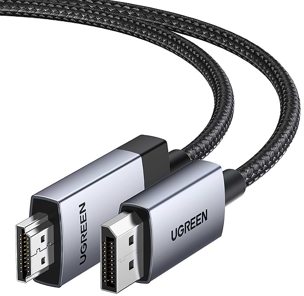 Фото - Кабель HDMI UGREEN DP119 DP Male to HDMI 2.0 Male 1m Black (15773)