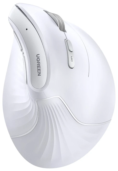 Миша бездротова UGREEN MU008 Multi-mode Vertical Mouse White (62756)