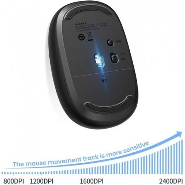 Фото - Миша бездротова UGREEN MU105 2.4 GHz Portable Wireless Mouse Deep Blue (90550)